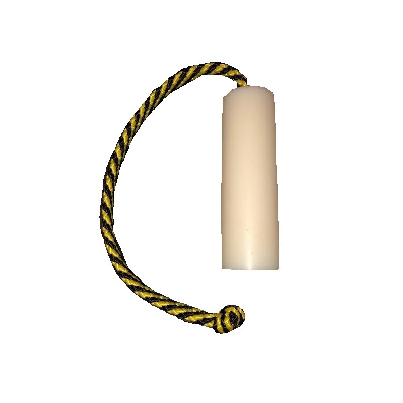 Apporteerblokje - nylon - met lang touw