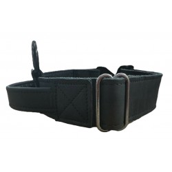 Halsband - Leer - met handvat en cobrasluiting