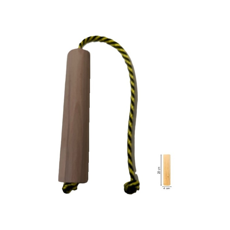 Apporteerblokje - Maxi - met touw